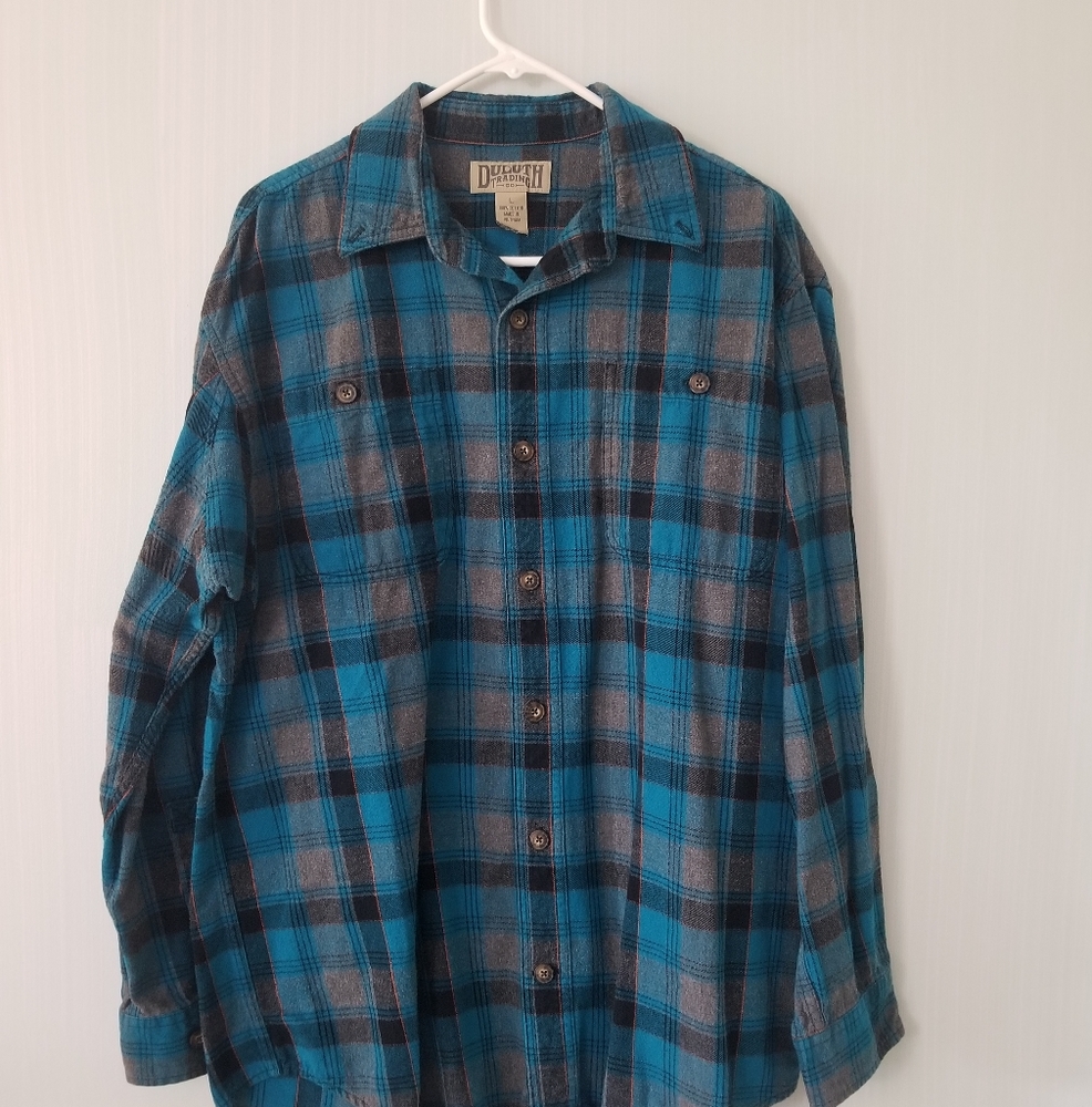 Men's Duluth Trading Flannel Shirt - Large
